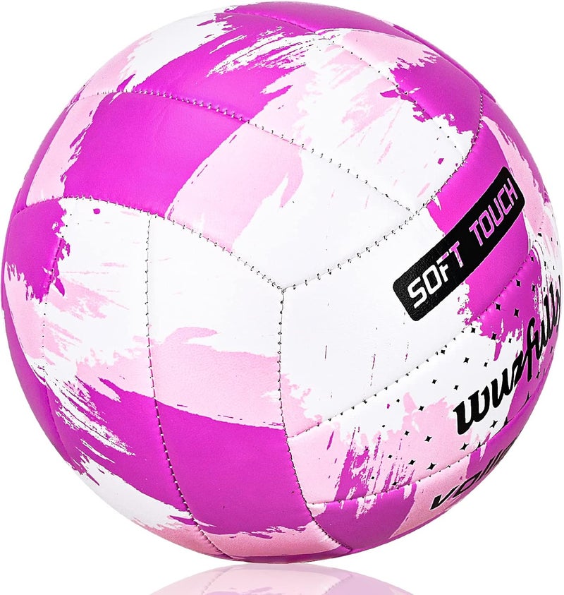 Wuzfully Volleyball Official Size 5,Soft Volleyballs for Backyard Beach Park Play Games Practice Volleyball for Beginner Teenager(Best Gift) - Image 2